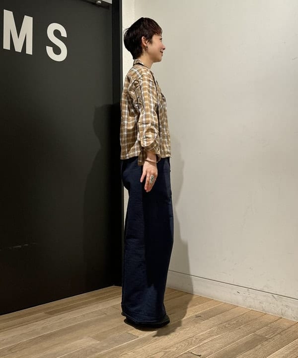 矢野(青木)優香さんの「BEAMS WOMEN｜BEAMS BOY / リブ クルー 7分袖 カットソー」を使ったコーディネート