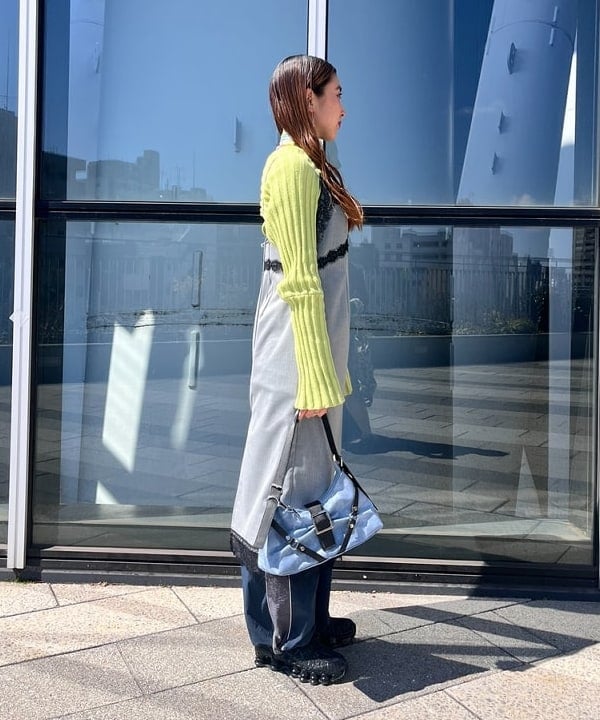 ちりこさんの「BEAMS WOMEN｜Ray BEAMS / レース トリム キャミ ワンピース」を使ったコーディネート