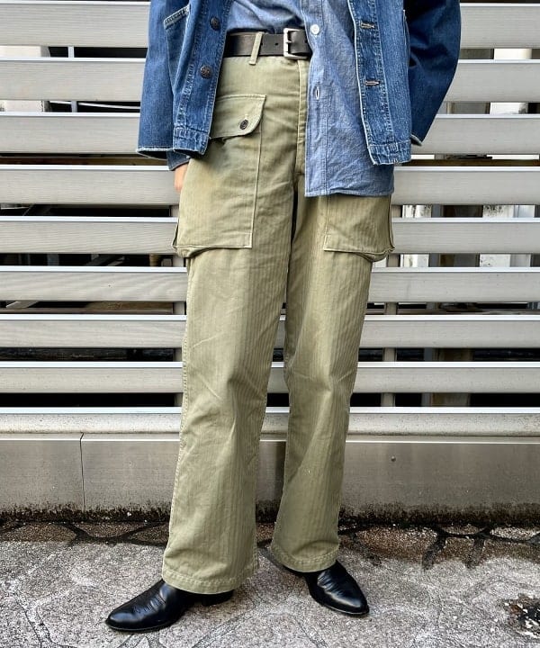 ミナミマリコさんの「BEAMS WOMEN｜BUZZ RICKSON'S × BEAMS BOY / 別注 ユーズド ダンガリー ジャンパー」を使ったコーディネート
