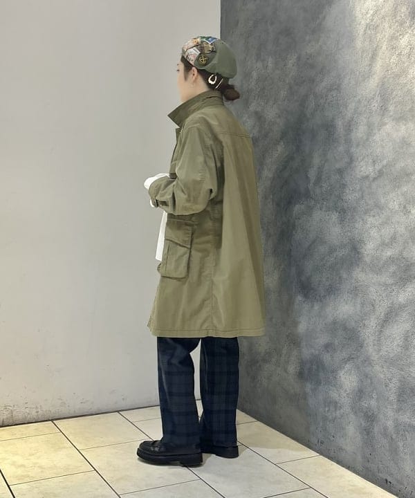吉野 多恵さんの「BEAMS WOMEN｜PASCUCCI × Demi-Luxe BEAMS / 別注 レースアップ ショートブーツ」を使ったコーディネート
