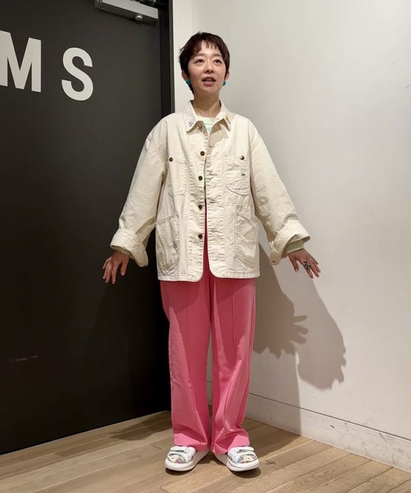 矢野(青木)優香さんの「BEAMS WOMEN｜Lee × maturely / 別注 Twill Loco Jacket」を使ったコーディネート