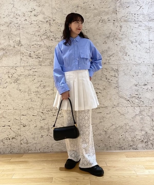 SAEさんの「BEAMS WOMEN｜FRED PERRY × Ray BEAMS / 別注 Skirt」を使ったコーディネート