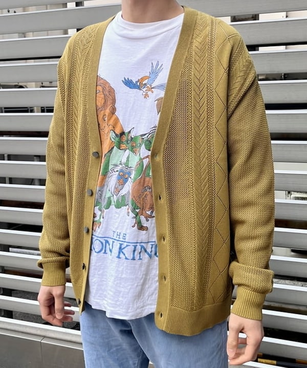 高遠 恒巳さんの「BEAMS WOMEN｜BEAMS / 12ゲージ メッシュ カーディガン」を使ったコーディネート