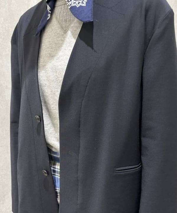 葵さんの「BEAMS WOMEN｜ブロード リブ クルーネック スウェット」を使ったコーディネート