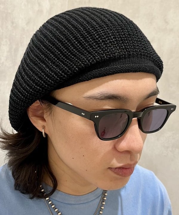 トラ吉さんの「BEAMS WOMEN｜BEAMS / リネン ベレー▲」を使ったコーディネート