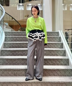 Ray BEAMS（レイ ビームス）○TTT_MSW / Mesh Long Tee（Tシャツ