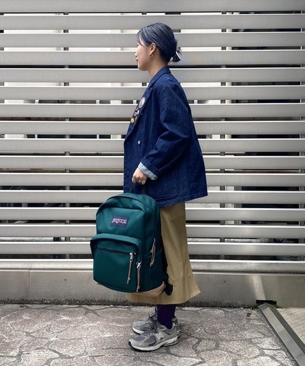 オカモト ミサキさんの「BEAMS WOMEN｜BEAMS BOY / 25mm WASH ベルト」を使ったコーディネート