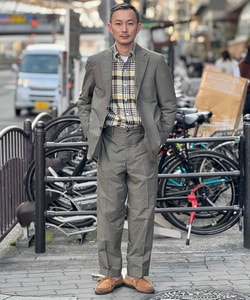 BEAMS PLUS（ビームス プラス）IVY Trousers Wide TR Plaid