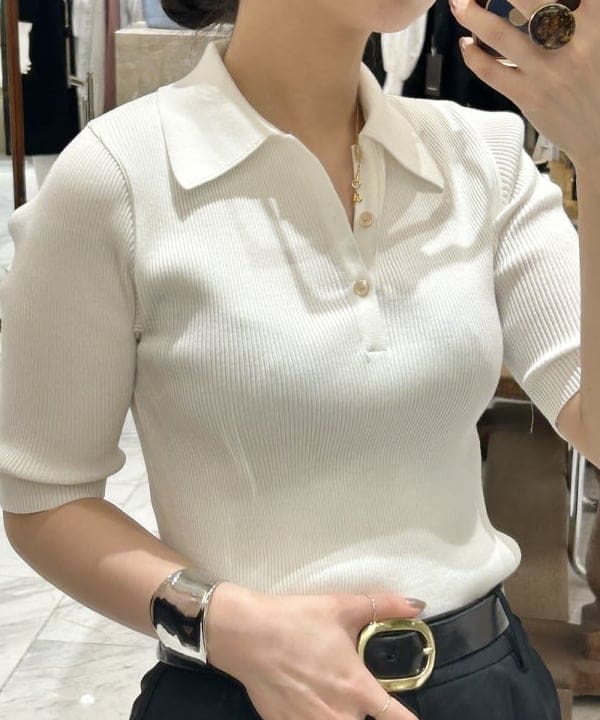 佐藤 美樹さんの「BEAMS WOMEN｜Demi-Luxe BEAMS / ウエーブ ワイド バングル」を使ったコーディネート