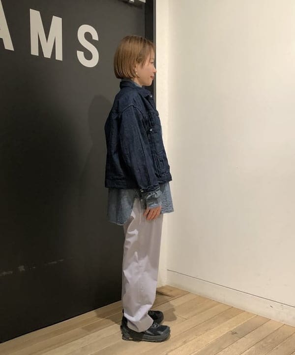おはぎ(萩原)さんの「BEAMS WOMEN｜【別注】BUZZ RICKSON'S / シャンブレー ロングスリーブ シャツ」を使ったコーディネート