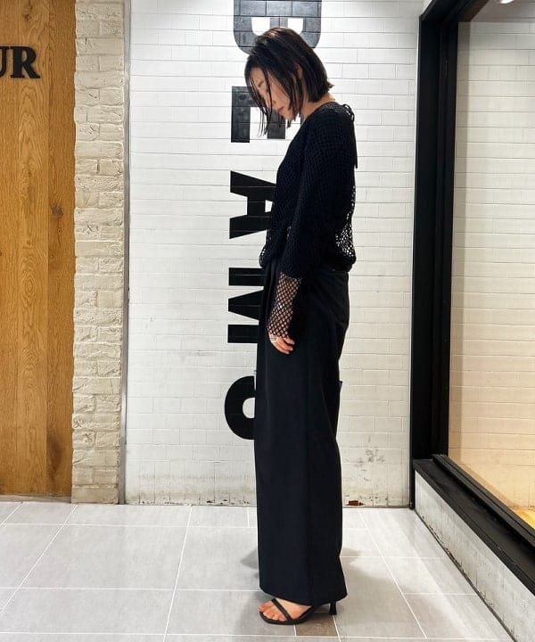 川口 恵さんの「BEAMS WOMEN｜VIOLAd’ORO / BIANCA ナイロン トートバッグ S」を使ったコーディネート