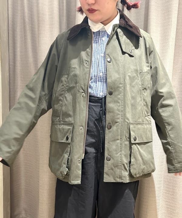 Kyooka Sayakaさんの「BEAMS WOMEN｜Barbour / OVERSIZE PEACHED BEADALE CASUAL JACKET」を使ったコーディネート