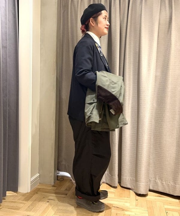 Kyooka Sayakaさんの「BEAMS WOMEN｜Barbour / OVERSIZE PEACHED BEADALE CASUAL JACKET」を使ったコーディネート