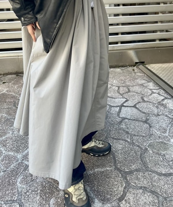 翔さんの「BEAMS WOMEN｜ワイドフィット 4ポケット レザー ブルゾン」を使ったコーディネート