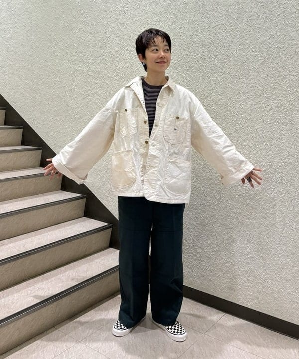 矢野(青木)優香さんの「BEAMS WOMEN｜Lee × maturely / 別注 Twill Loco Jacket」を使ったコーディネート