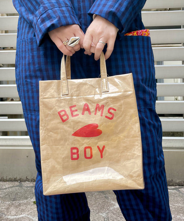 コウリキ　マミさんの「BEAMS WOMEN｜BEAMS BOY / BBロゴ ショップバック」を使ったコーディネート