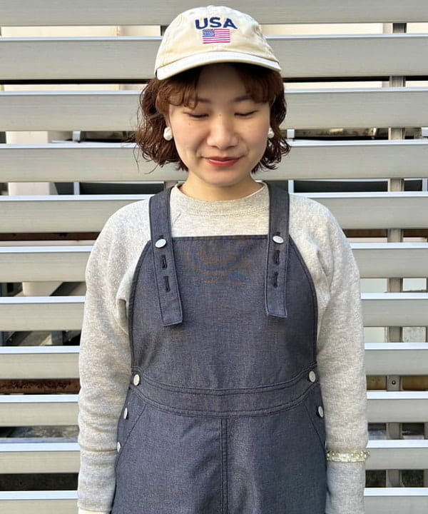 まつむさんの「BEAMS WOMEN｜デニムジャケット キーホルダー」を使ったコーディネート