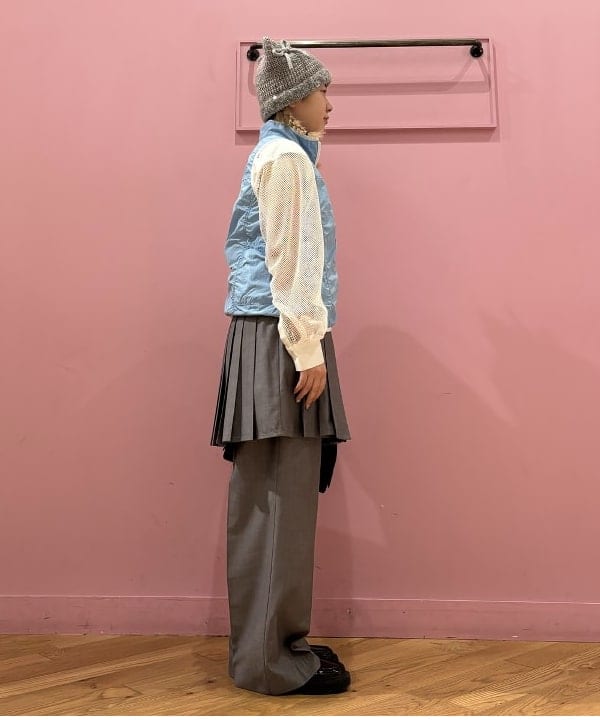 ここあさんの「BEAMS WOMEN｜ピンストライプ ストライプ 2タック パンツ」を使ったコーディネート