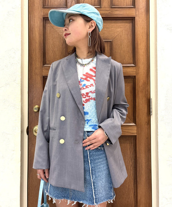 あすかさんの「BEAMS WOMEN｜Ray BEAMS / ペーパー クリップ チェーン ネックレス」を使ったコーディネート