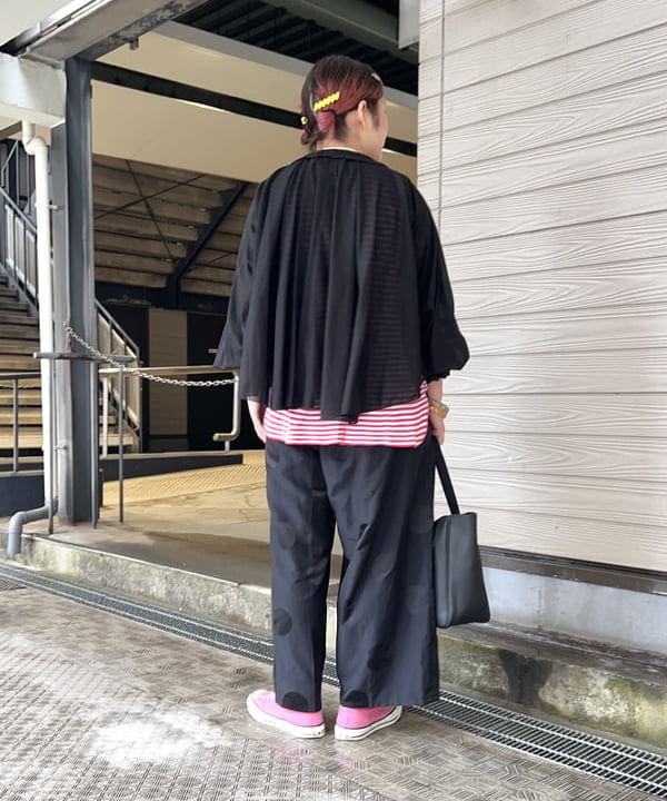 Kyooka Sayakaさんの「BEAMS WOMEN｜BEAMS BOY / クリア バングル」を使ったコーディネート