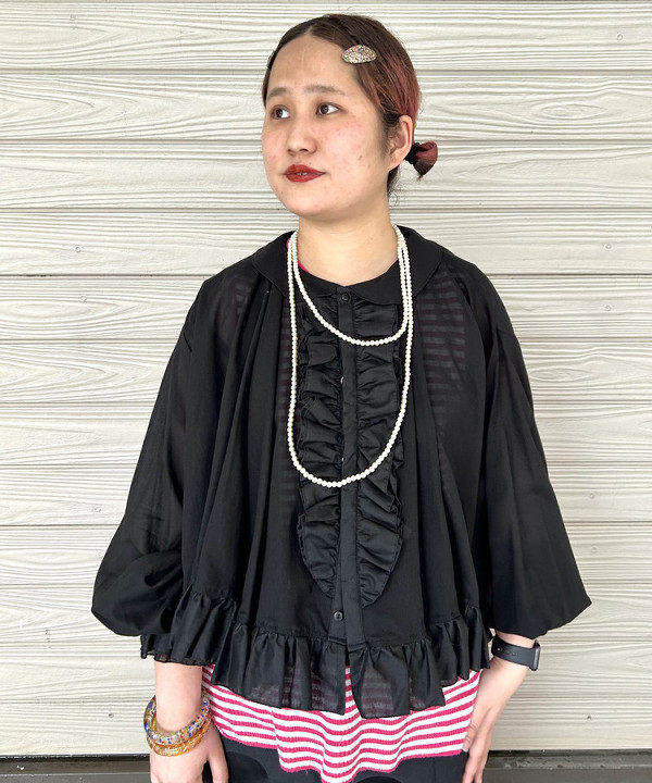 Kyooka Sayakaさんの「BEAMS WOMEN｜BEAMS BOY / クリア バングル」を使ったコーディネート