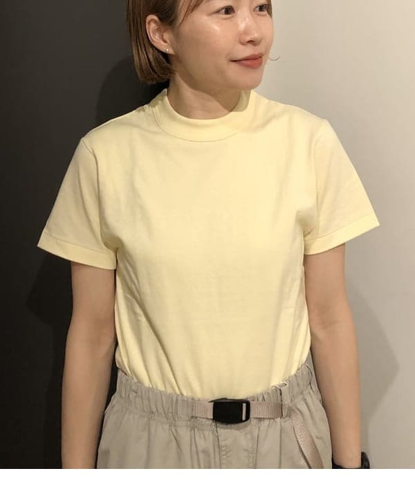 おはぎ(萩原)さんの「BEAMS WOMEN｜ボーイ ベーシック Tシャツ」を使ったコーディネート