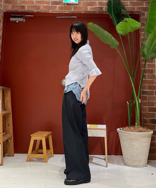 サカサイスズカさんの「BEAMS WOMEN｜maturely / Rame Frill Rib 5Sleeves」を使ったコーディネート