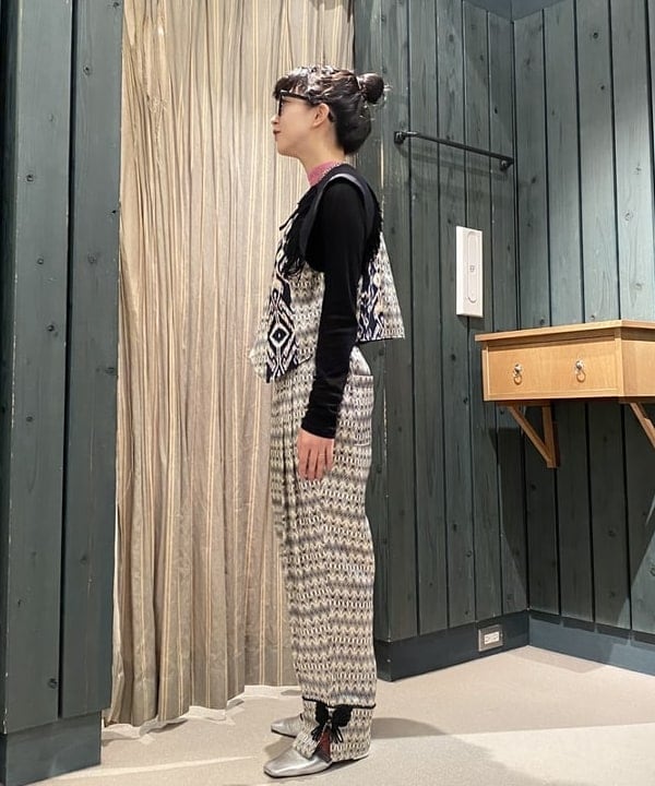 マツド ユメカさんの「BEAMS WOMEN｜テレコ リブ クルーネック トップス」を使ったコーディネート