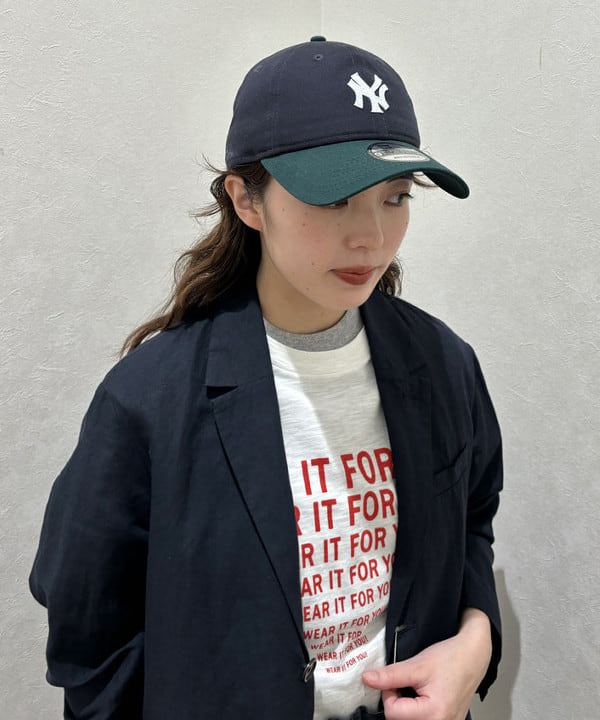 サワイさんの「BEAMS WOMEN｜ラインロゴ ショートスリーブ Tシャツ」を使ったコーディネート