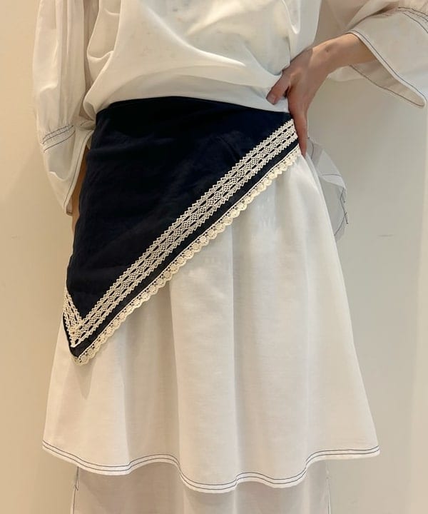 清水 彩乃さんの「BEAMS WOMEN｜maturely / Lawn Layard Stitch Skirt」を使ったコーディネート