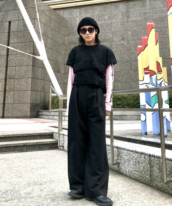 はるひむさんの「BEAMS WOMEN｜BEAMS / リネン ベレー▲」を使ったコーディネート