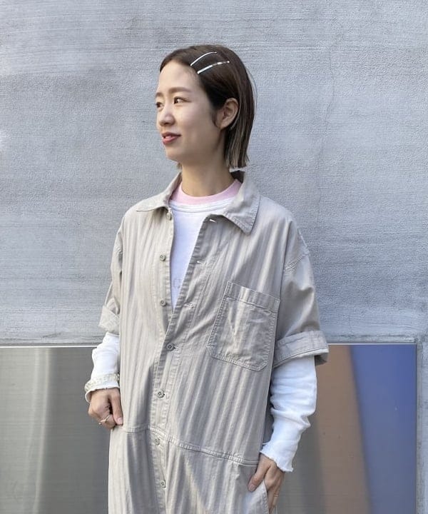Kaoru Sakumaさんの「BEAMS WOMEN｜ボーイ ベーシック Tシャツ」を使ったコーディネート