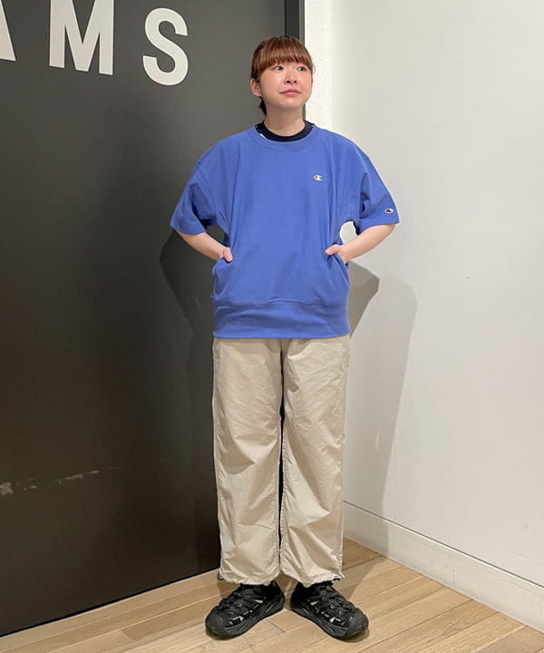 みかみさんの「BEAMS WOMEN｜BEAMS BOY / ドビー ストライプ ビッグ ボタンダウン シャツ」を使ったコーディネート
