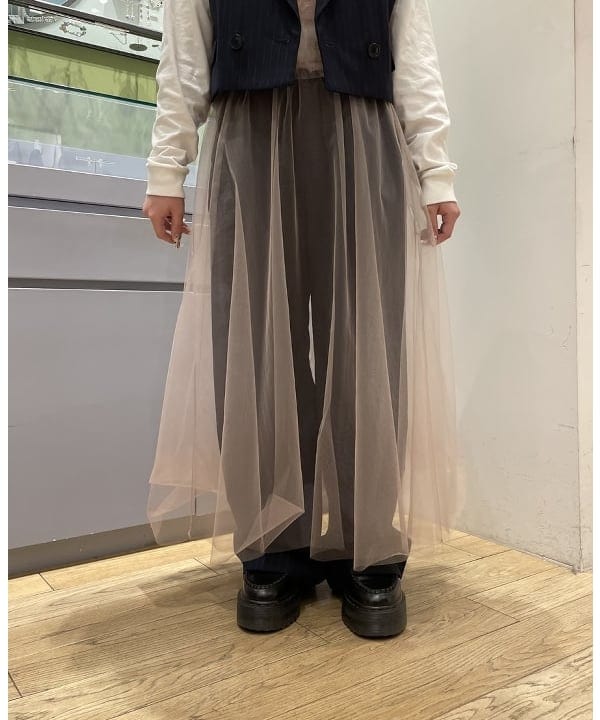 chikaさんの「BEAMS WOMEN｜マリンチェーン マンテル ハート ネックレス」を使ったコーディネート