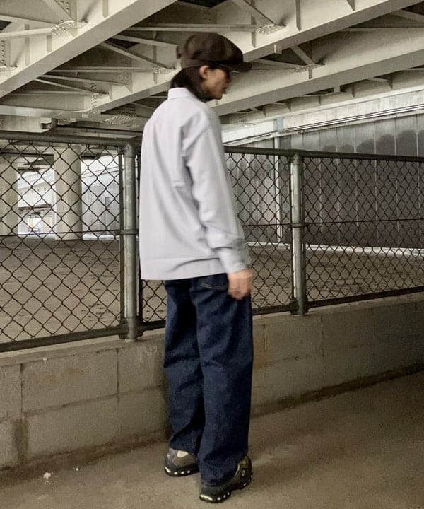 翔さんの「BEAMS WOMEN｜BEAMS / ワイドフィット デニムパンツ」を使ったコーディネート