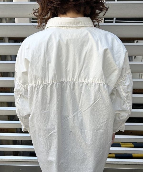 まつむさんの「BEAMS WOMEN｜BEAMS BOY / ポリエステル ウール シンチ バック スラックス」を使ったコーディネート