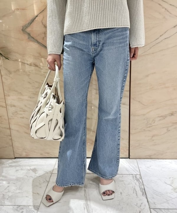 中丸　栞さんの「BEAMS WOMEN｜スクエアパフサンダル .M」を使ったコーディネート