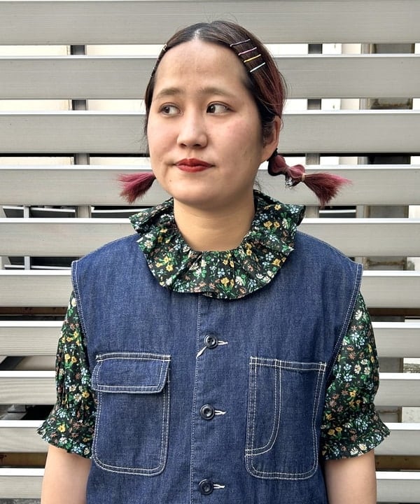 Kyooka Sayakaさんの「BEAMS WOMEN｜BEAMS BOY / イレギュラー カット バンダナ」を使ったコーディネート