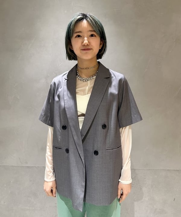 仙田 こころさんの「BEAMS WOMEN｜Ray BEAMS / リブ ツイスト ビスチェ」を使ったコーディネート