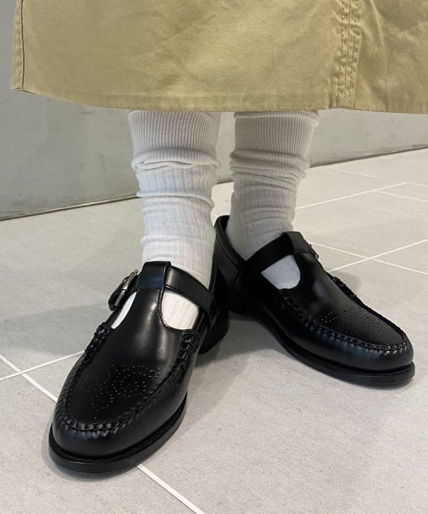 木村 海侑さんの「BEAMS WOMEN｜BEAMS BOY / ミリタリー リブ ロングソックス」を使ったコーディネート