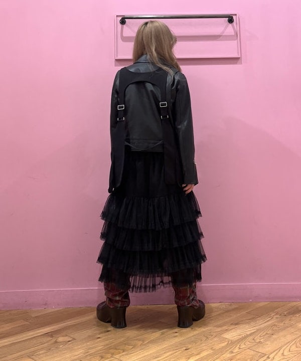 コスゲさんの「BEAMS WOMEN｜Ray BEAMS / ラムレザー ダブル ライダース ブルゾン」を使ったコーディネート