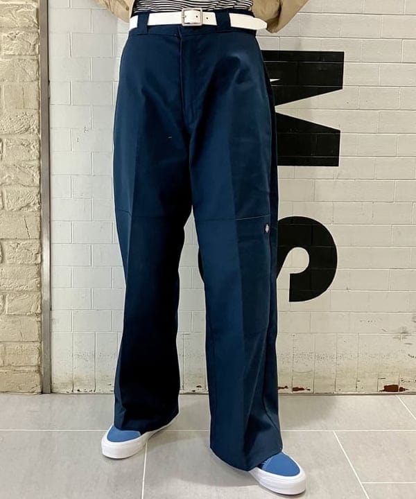 小原 もこさんの「BEAMS WOMEN｜【別注】Healthknit / ワッフル ボーダー Tシャツ」を使ったコーディネート