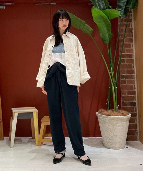 サカサイスズカさんの「BEAMS WOMEN｜Lee × maturely / 別注 Twill Loco Jacket」を使ったコーディネート
