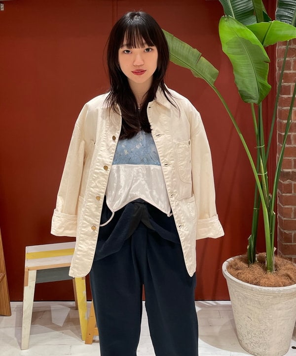 サカサイスズカさんの「BEAMS WOMEN｜Lee × maturely / 別注 Twill Loco Jacket」を使ったコーディネート