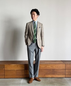 BEAMS F（ビームスF）MARLING & EVANS ウールリネンシルク