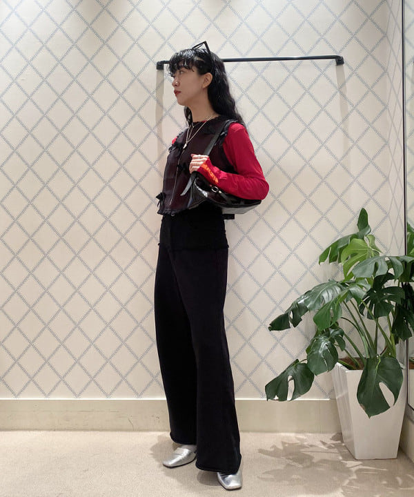 マツド ユメカさんの「BEAMS WOMEN｜sister jane / Butter Bow Ruffle Top」を使ったコーディネート