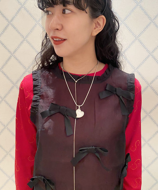 マツド ユメカさんの「BEAMS WOMEN｜sister jane / Butter Bow Ruffle Top」を使ったコーディネート