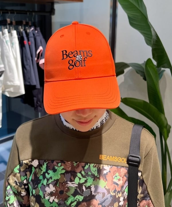 BEAMS GOLF オレンジレーベル　フラワーカモプリント　スウェット　L BEAMS GOLF オレンジレーベル フラワーカモプリント スウェット L