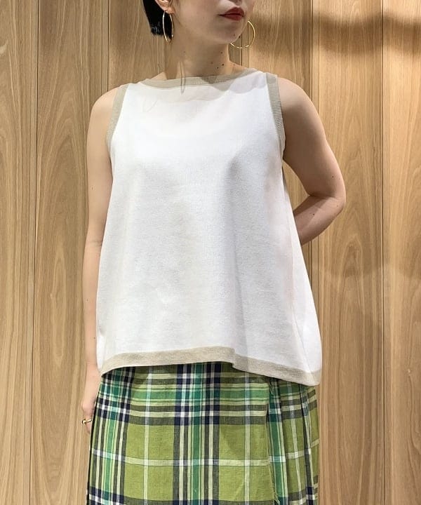 shirakiさんの「BEAMS WOMEN｜VIOLAd’ORO / MIRO アバカメッシュ ポシェット」を使ったコーディネート