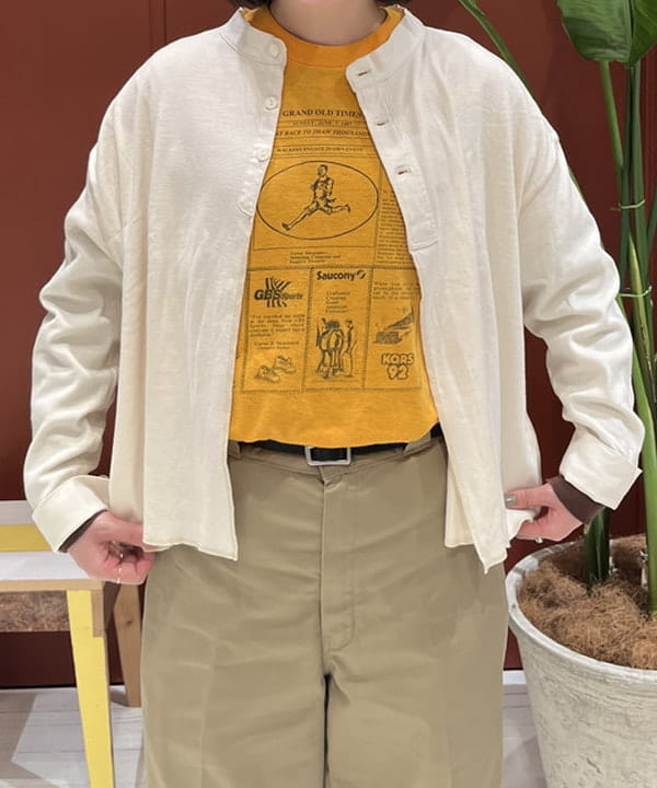 クロサワさんの「BEAMS WOMEN｜BEAMS BOY / 25mm WASH ベルト」を使ったコーディネート